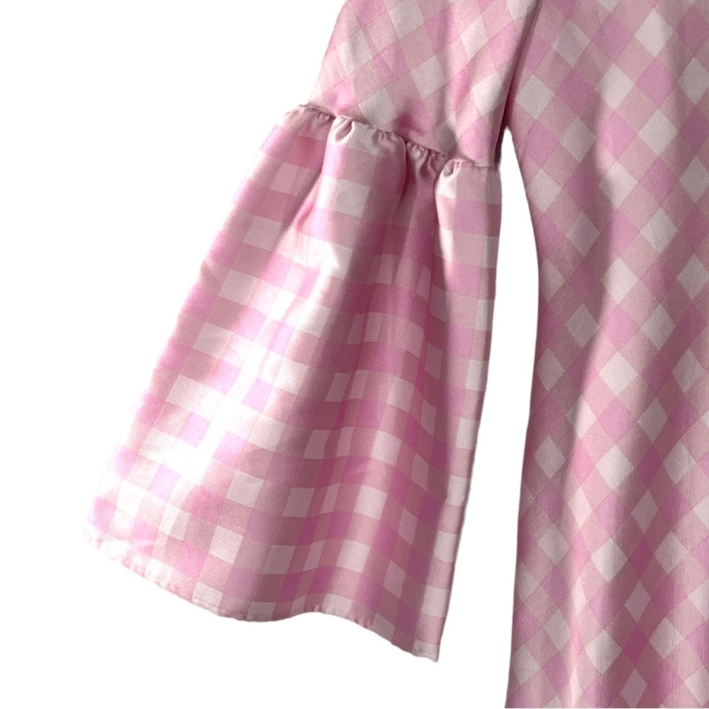 Cynthia Rowley Jane Gingham Dress in Pink Size 10 NWT - Picture 6 of 8